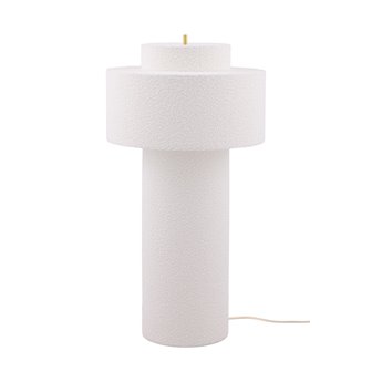 Lampa stojąca boucle japandi kremowa Noah 88cm Globen Lighting